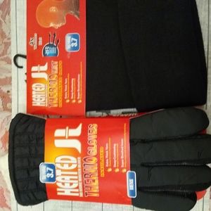Men's heated thermal gloves and heated thermal hat